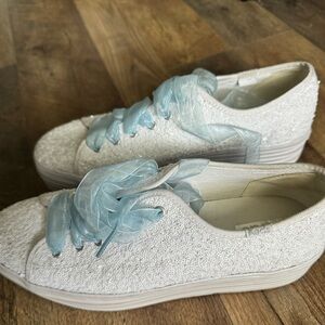 Keds Triple Up Wedding Celebration Sequin Platform Sneakers